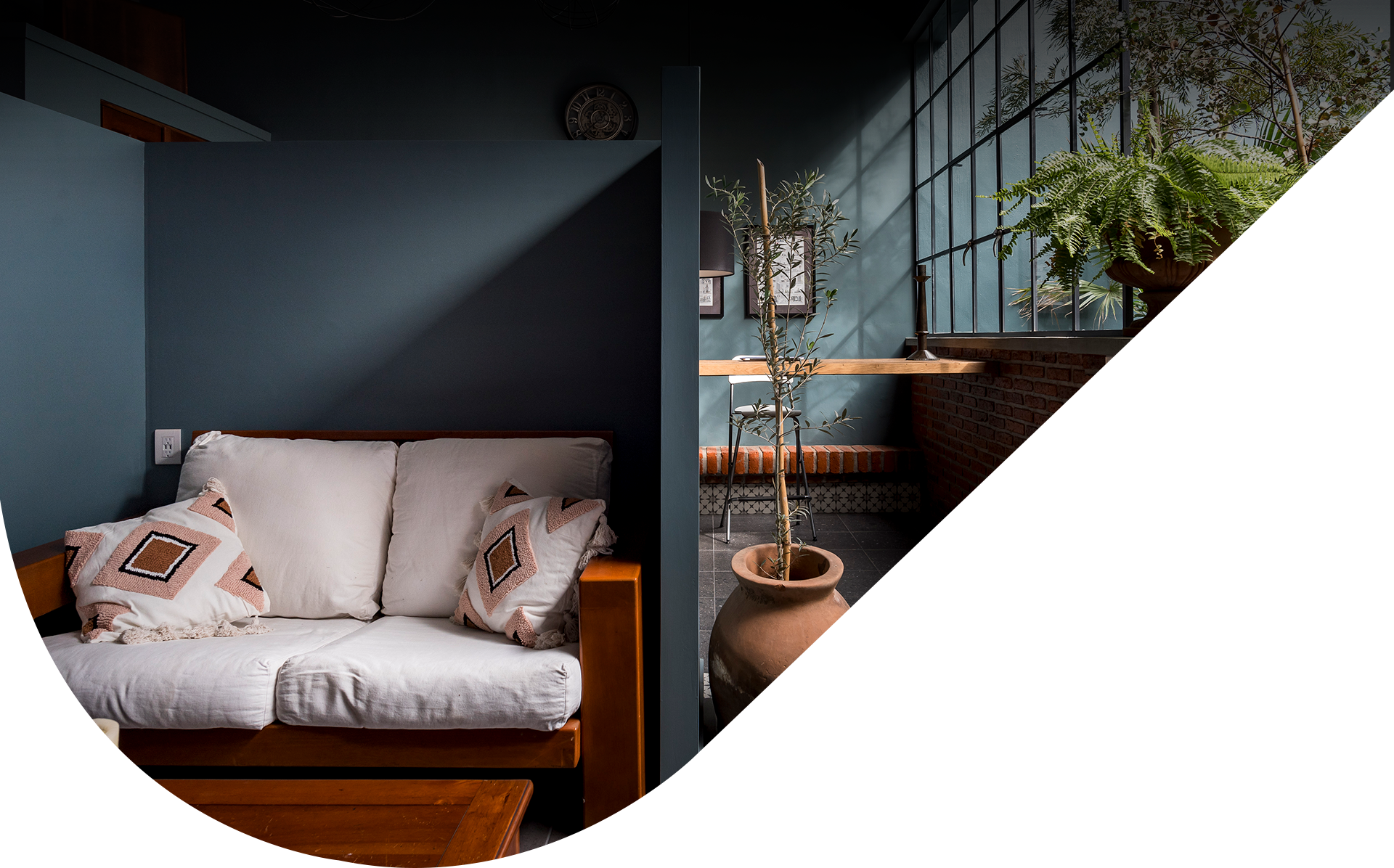 Foto de cuarto con sala